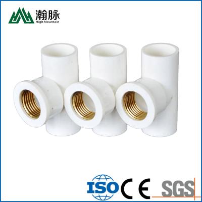 China Tee 45 90 Degree Pvc Drainage Pipe Fittings Elbow Male Famale Thread Adaptor Connector for sale