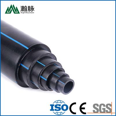 China 50mm Black Hdpe Water Supply Pipe Dn20mm - 160mm PE Sewage for sale