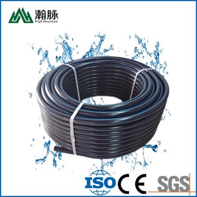 China Black PE100 HDPE Pipe Large Diameter Water Supply Pipe Pe Irrigation Pipe Rolls for sale