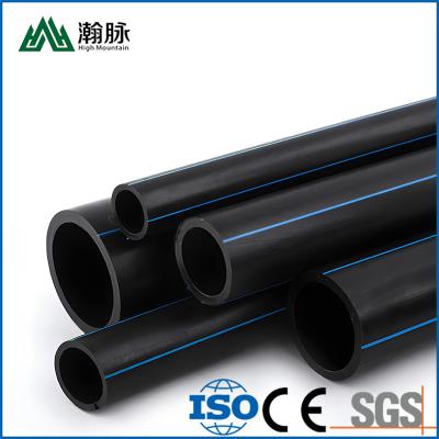 China 12 inch zwart HDPE waterpijp hoge beschermingsprestaties voor afvoer en rioolwater Te koop