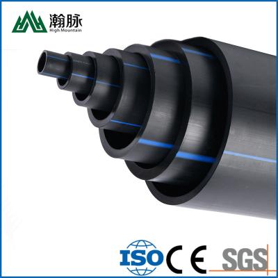 China 2 Inch 50mm Black Hdpe Drainage Pipe For Municipal Projects for sale