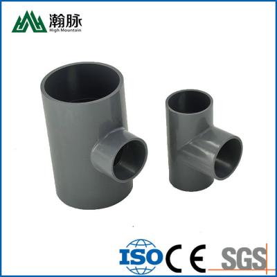 China Customized 3 Way PVC Pipe Fittings DN 20mm 30mm For Water Supply for sale