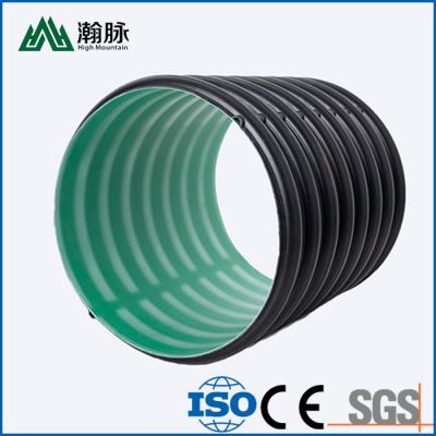 China Engineering HDPE Drainage Pipes HDPE Corrugated 400 500mm Twin Wall Pipe for sale