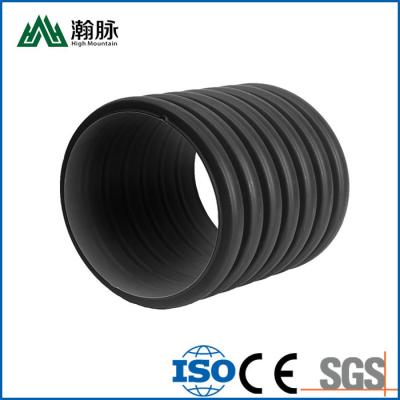 China Inner Rib Corrugated High Density Polyethylene Pipe / Hdpe Twin Wall Drainage Pipe for sale