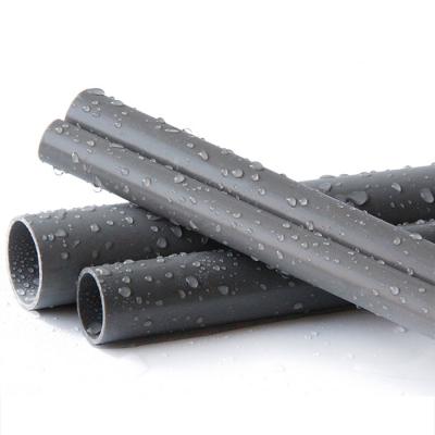 China Adhesive Plastic PVC Drainage Pipes DN20 - DN630 Gray UPVC Water Supply Pipe for sale