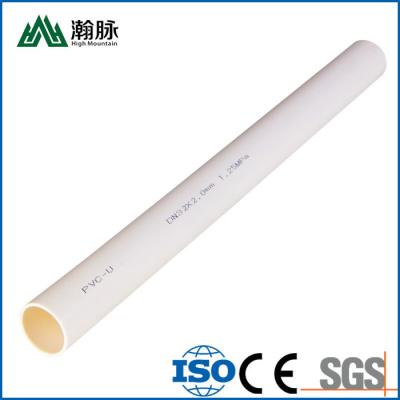 China Adhesive White PVC Drain Pipe Thickened DN40 DN63 UPVC Plastic Drinking Water Pipe for sale