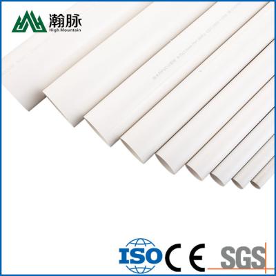 China 1 Inch PVC Drainage Pipes 25mm 32mm 63mm Plastic Hard Pipe Corrosion Resistant for sale