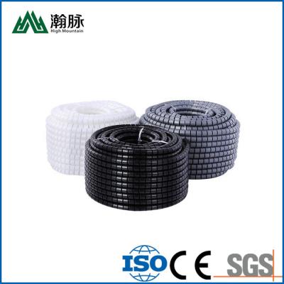 China Protective Plastic Corrugated Pipe PP Flame Retardant Threaded Nylon Cable Sleeve for sale