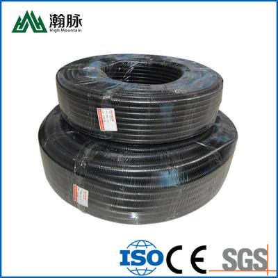 China Flame Retardant PE Corrugated Pipe Threading PP PA Plastic Polyethylene Protective for sale