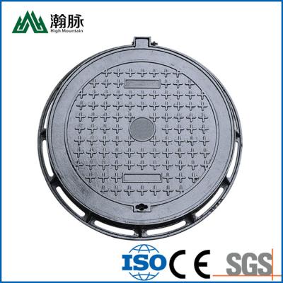 China Regenwasser-Runden-Kanaldeckel lassen Stärke des Abdeckungs-duktile Eisen-30mm ab zu verkaufen