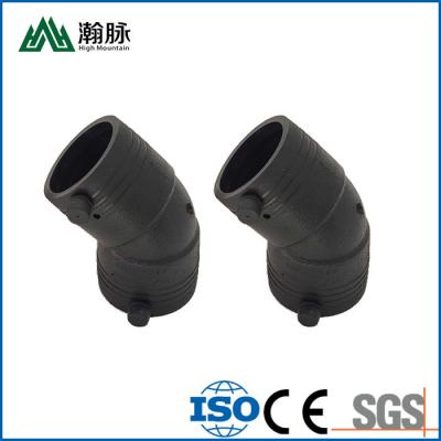 China HDPE Black Electrofusion Pipe Fittings For Steel Wire Mesh Skeleton Pipe for sale