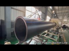 Come into the factory and take a look at the PE pipe production line