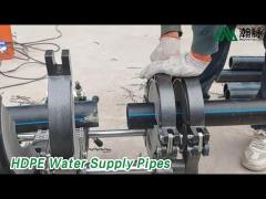 PE100 HDPE Water Supply Pipes Weather Resistant Black Blue For Water Draining