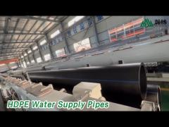 Large Diameter HDPE Water Supply Pipes Corrosion Resistant For Drainage