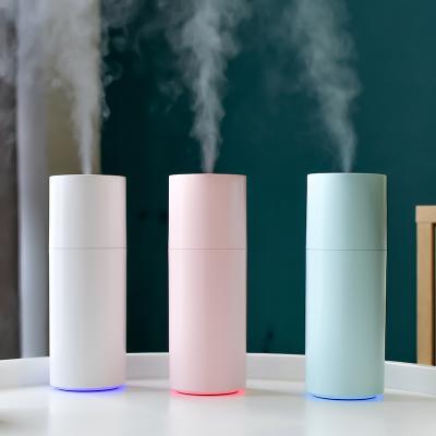 China Creative Colorful Fast Mist USB Air Humidifier/Humidifier for Home Car Mini Ultrasonic Air Diffuser with LED Lights for sale