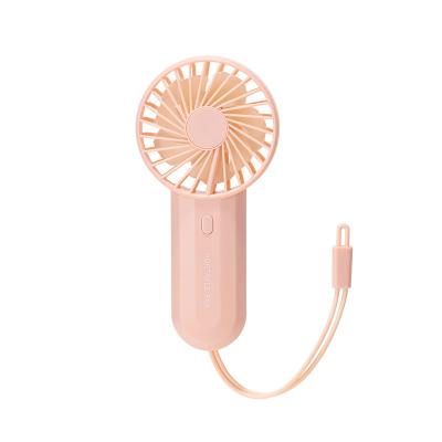 China 2020 New Hotel Personal Convenient Handheld Mini Battery USB Rechargeable Fan for sale