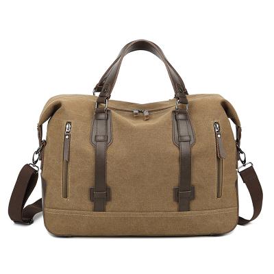 China Good Quality Large Capacity Durable Cross Utility Body Bag Canvas Fashion OEM Traveling Tote Bag For Man for sale