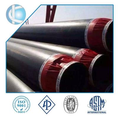 China Underground Thermal Insulation Steel Pipe Withpolyurethane Foam and HDPE Jacket for Chilled Water Gas Oil Project for sale