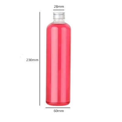 China WATER Low Cost High Capacity 500ml Good Quality Soda Lime Glass Water Bottle With Aluminum Lid for sale