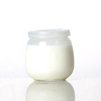 China Glass Pudding Clear Pudding Jar For Yogurt / Muse 200ml for sale