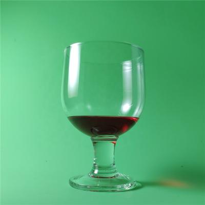 China Best Viable Selling Thick Short Stem Round Large Volume Red Wine Glass for sale