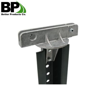 China Aluminum Alloy Street Sign Brackets And Sign Post Installation Hardware for sale