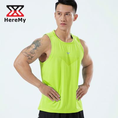 China New Men's Heremy Collection Breathable Compression Sport Wear Men's Activewear Gym Fitness Sleeveless T-Shirt for sale