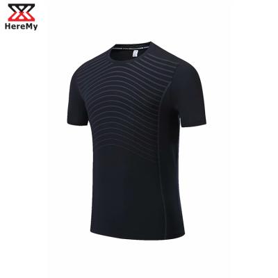 China 2021 New Design Breathable Wholesale Running T-Shirt In Stock For Men for sale