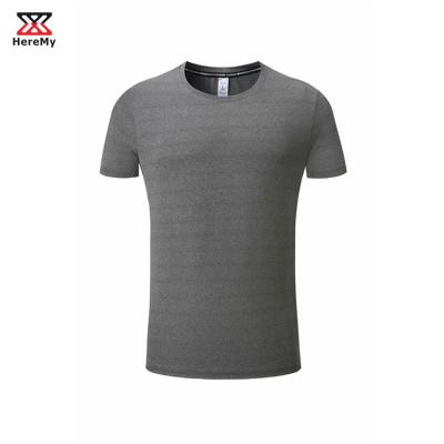 China Custom Breathable T-shirts Printing Logo Running Breathable 95% Cotton 5% Spandex Sports Gym T-Shirt For Men for sale