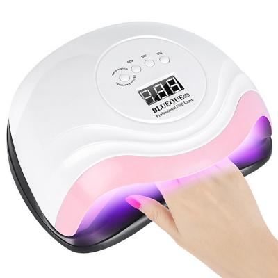 China 168W UV Lamp with 36 LED Beads 168W Smart Nail UV Gel Nail Lamp 168W UV Gel Nail Lamp Dual Light Source Sensor Lamp LED Gel Nail Polish Quick Drying Preservation Lamp for sale