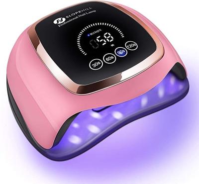 China 168W UV Lamp With 42 LED Beads LED Manicure UV Lamp 168W Has 4 Timing Settings And Automatic Nail Lamp LED Induction Nail Gel Polish UV Gel Nail Light for sale