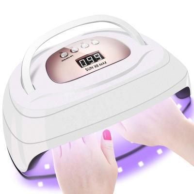 China Sun X8 Max Smart 2.0 Nail 150W Dry Hands High Power Two Rechargeable UV Led Nail Lamp for sale