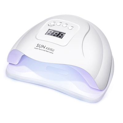 China Amazon Best Seller 110W LED Nail Dye Nail Dryer Lamp SUN X5 Plus Gel Polish Salon Curing Machine Manicure for sale