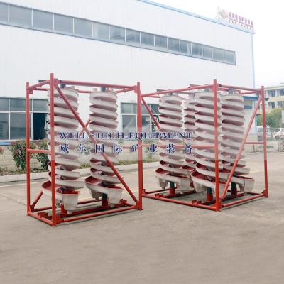 China Ore Concentration Silica Sand Washing Plant Plastic Spiral Gravity Chute Concentrator for sale