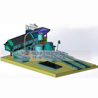 China Alluvial Gold Washing Gold Mining Sluice Box Equipment for sale