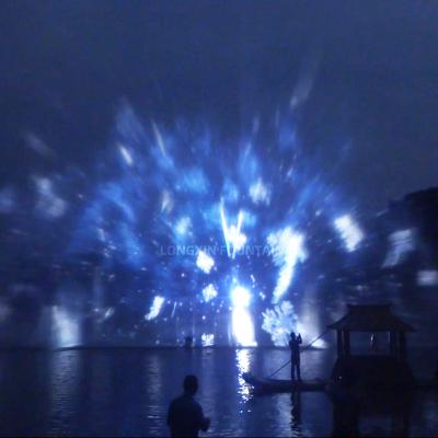 China New China Supplier Modern 3D Laser Projector Water Screen Outdoor Holographic Laser Fountain Company for sale