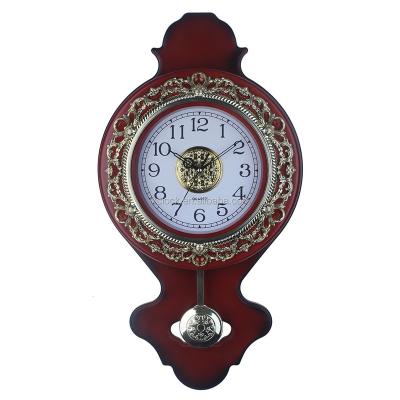 China Wholesale Antique Wall Mounted Clock Pendulum Clock Wall Mounted Clock for sale