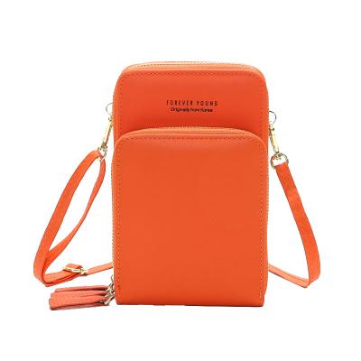 China 2021 Waterproof New Arrive Women's Body Bag Mobile Phone Wallet Cross Purses and Purses with 14 Credit Card Slots for sale