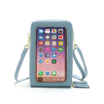 China New Fashion Fashion Small Cell Phone Bag Women's Cross - Body Waterproof Cell Phone Bag Wallet Purse Cell Phone Diagonal Bag for sale