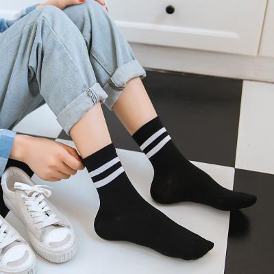 China Autumn And Winter Candy Color Japanese Simple Breathable Ladies Mid-tube Casual Socks QUICK DRY for sale