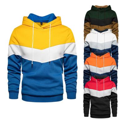 China 2021 New Arrival Casual Striped Comfortable Hooded Men's Sports Hooded Sweater for sale