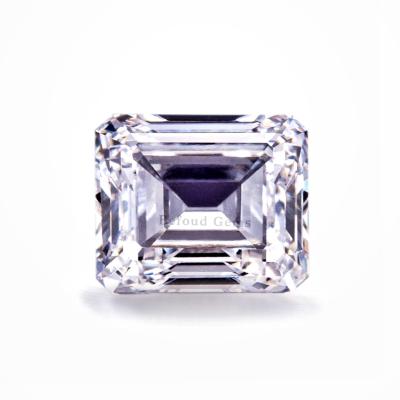 China CVD Diamond Emerald Cut Lab Grown Earings Wholesale H Color VS1 Clarity Diamond For Jewelry Ring for sale