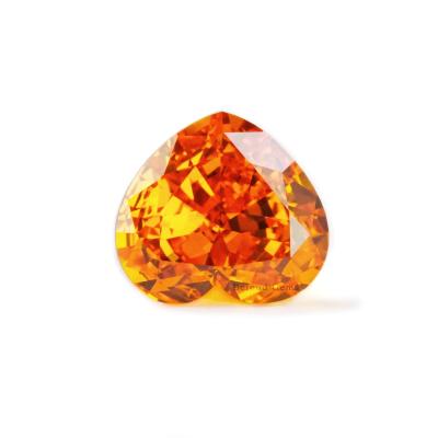 China Color Set Or Fire Loose CZ Stones Simulated Diamond Iced Crushed Gemstone Radiant Cut Heart Shape For Sale for sale