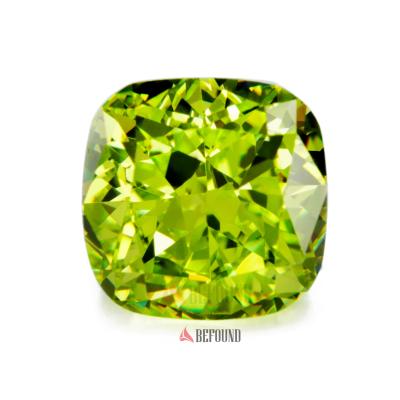 China Befound 10x10mm Loose Gemstone CZ Cushion Shape Lab Diamond Perfect Color Or Play Stone Stone for sale