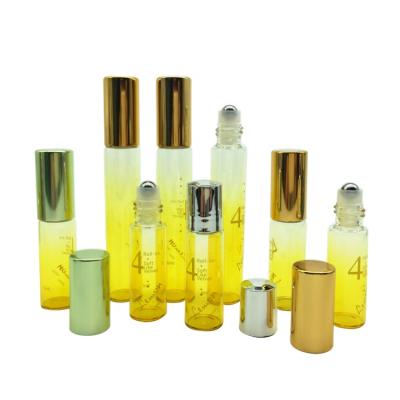 China Wholesale Empty Cosmetic Packaging 10ml Roll-on Essential Oils Glass Bottle for sale