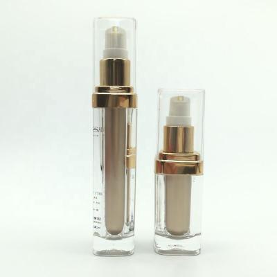 China Manufacture 15ml30ml Plastic Cosmetic Containers Cosmetic Packaging Arcylic Serum Bottle for sale