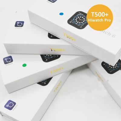 China 3G T500+PRO Smart Watch 7 Series 6 Smart Watch Hiwatch 7 with Button Function Password Hiwatch Pro Heart Rate Monitor Smart Watch for sale