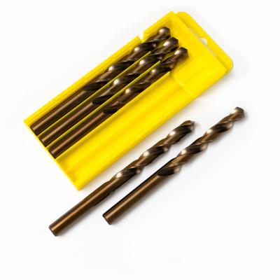 China High Quality Masonry Drilling M2 Factory Stainless Steel Taper Cobalt Shank Twist Drill Bit Sets for sale