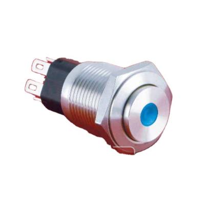 China ONPOW GQ16-KH-11-D/J/S 16mm Tricolor Electric Push Button Switch Double-color Stainless Steel IP65 for sale