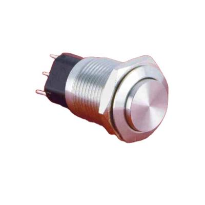 China ONPOW GQ16-KH-11/J/S 16mm Stainless Steel Push Button Switch, Stainless Steel, IP65 for sale